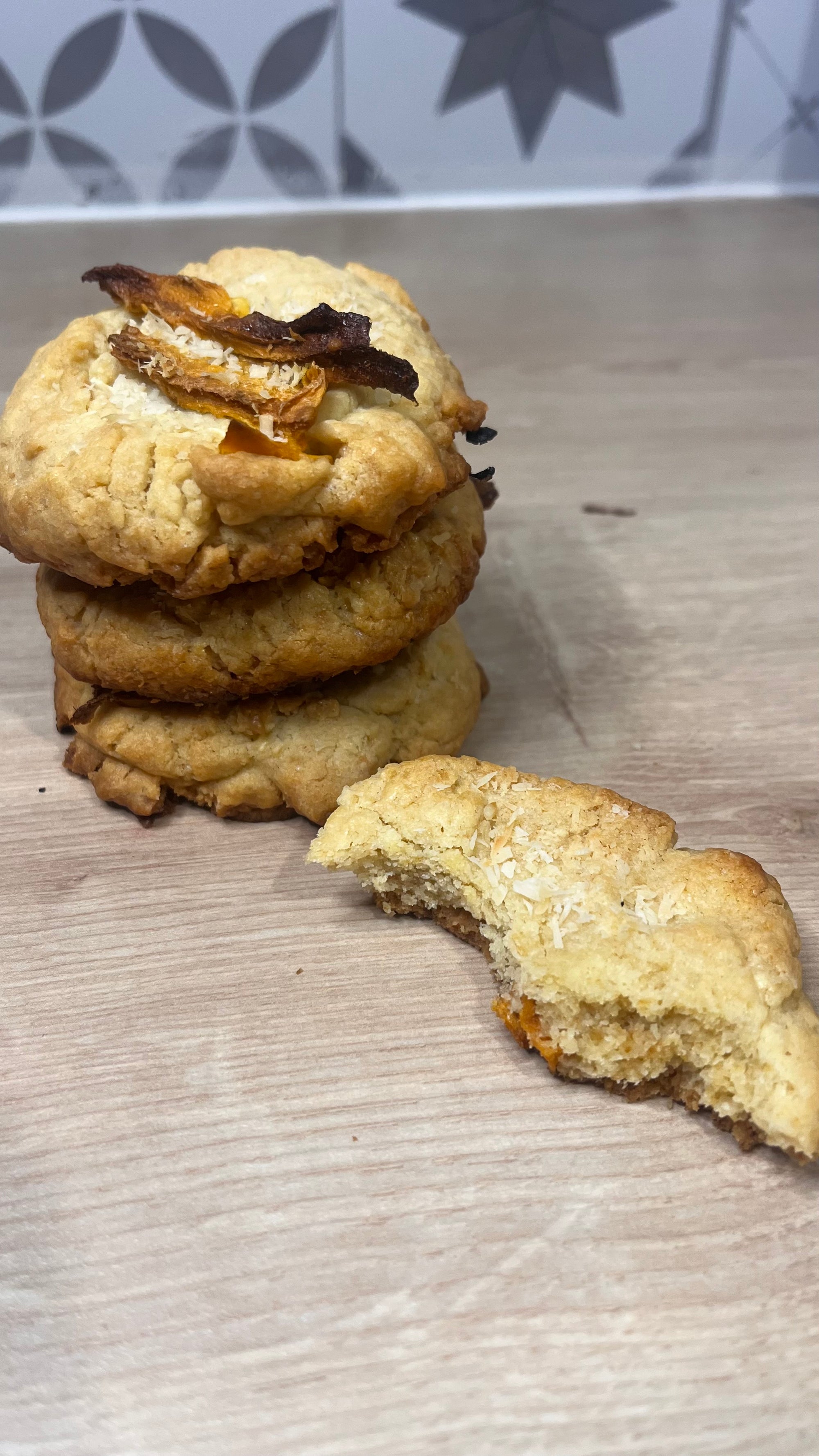 cookie mangue sechée coco rapée
