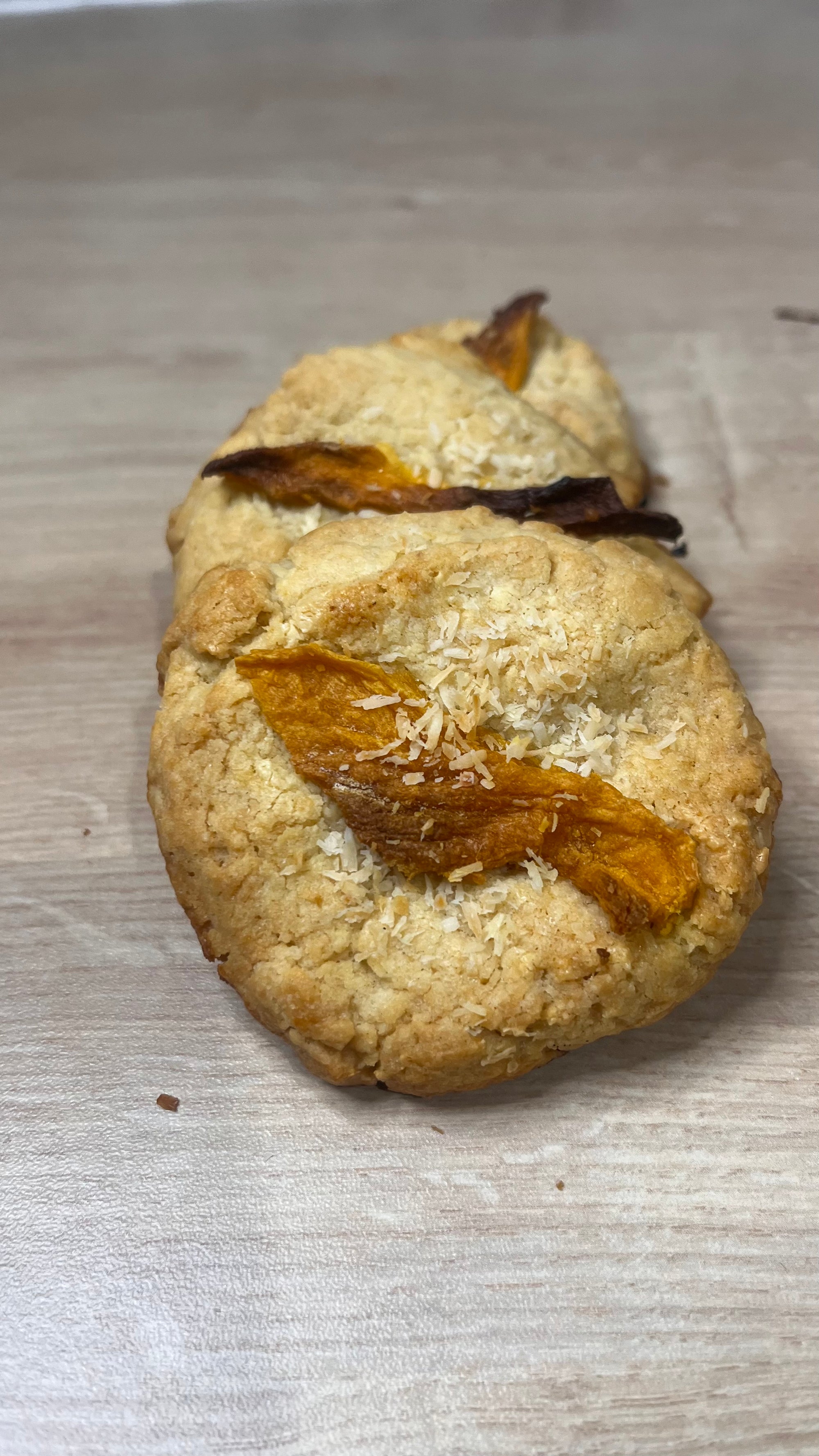 cookie mangue sechée coco rapée